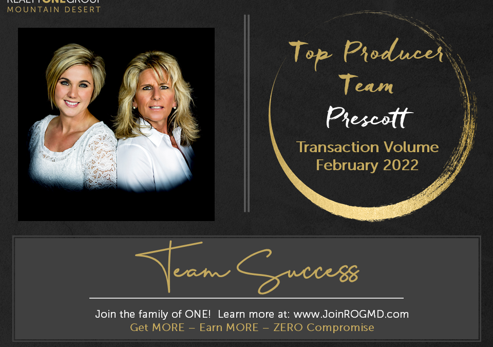 February 2022 Top Producers – Prescott