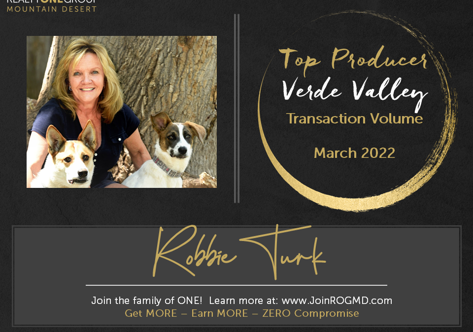 March 2022 Top Producers – Verde Valley