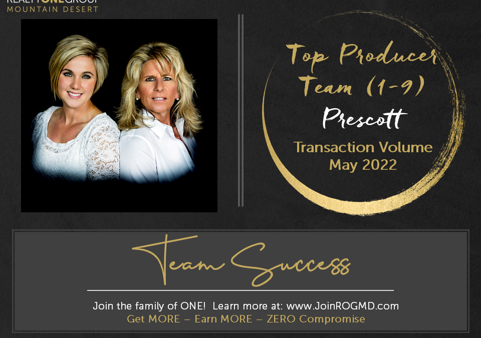 May 2022 Top Producers – Prescott