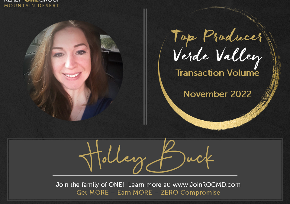 November 2022 Top Producers – Verde Valley