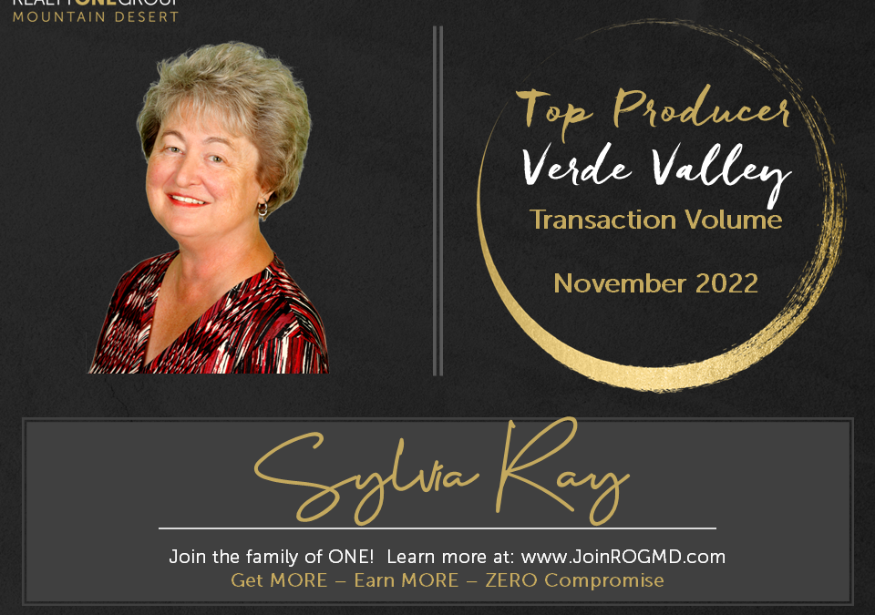 November 2022 Top Producers – Verde Valley