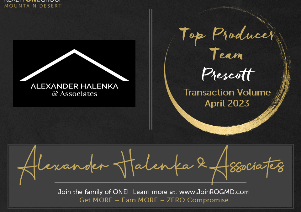 April 2023 Top Producers – Prescott